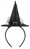 Opaska Kapelusz Czarownicy Strój Przebranie Dekoracja na Halloween 17x28cm