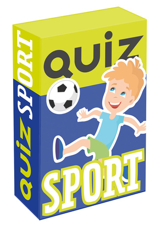 GRA mini QUIZ SPORT sportowy edukacyjna rodzinna karciana obrazkowa PREZENT