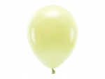 Balony ECO 30cm pastelowe JASNY ŻÓŁTY 10szt roczek