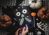 Żelowe Naklejki na Okno Dynię Świecące w Ciemności Dekoracja na Halloween