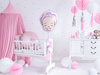 DUŻY Balon foliowy BOBAS DZIEWCZYNKA BABY SHOWER