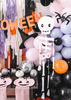 Duża Dekoracja Wisząca Szkielet Biały Girlanda Ozdoba na Halloween 110cm