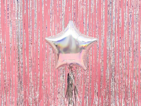 Opalizujący balon foliowy Gwiazdka 48cm urodziny