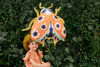 Duży Balon foliowy Biedronka na urodziny roczek party zwierzątka 87x75cm