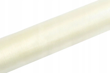 Organza gładka J. KREMOWA dekoracyjna rolka na stół Ślub urodziny 0,16x9m