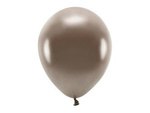 Balony ECO 30cm metaliczne BRĄZOWY 10szt urodziny