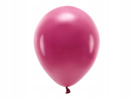 Balony ECO 30cm pastelowe BORDO 10szt na urodziny