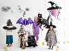 Duży Balon foliowy Czarny Kot Holograficzny na Urodziny Halloween 96x95cm
