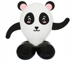 Zestaw balonów Urocze Zwierzątka PANDA na urodziny roczek kreatywny 7szt