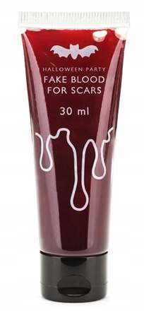 Sztuczna Czerwona krew w Tubce Dekoracja Make Up na Urodziny Halloween 30ml