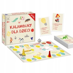 GRA duże KALAMBURY DLA DZIECI MAXI obrazkowe edukacyjna PREZENT na urodziny