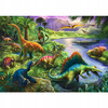 Puzzle DRAPIEŻNE DINOZAURY PREZENT układanka dla dzieci 200 szt TREFL 7+