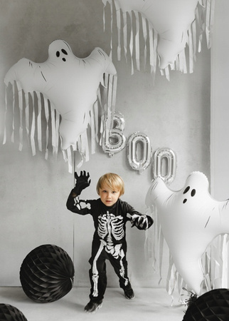 Balon foliowy Duch z Frędzlami Zjawa Upiór Dekoracja na Halloween 93x86cm