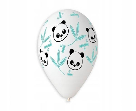 Balony Premium PANDA I BAMBUS na Urodziny 30cm 5sz