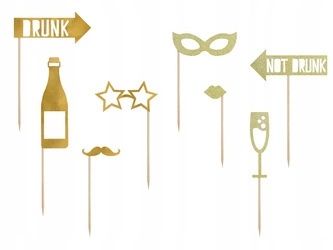 Zestaw do zdjęć WIECZÓR PANIEŃSKI fotobudka 8szt