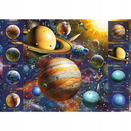 Puzzle SPIRALNE Układ Słoneczny KOSMOS układanka 1040el PREZENT TREFL 12+