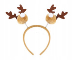 Opaska Wesołe Reniferki Świąteczna Dodatek na Głowę Włosy Boże Narodzenie