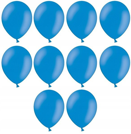 Balony Niebieskie 30cm Pastelowe 10szt. na ślub